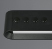 Immagine di Lampadario Nero Regolabile Per Tavolo Scrivania Led CCT Con Telecomando Donegal Trio