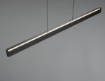 Immagine di Lampadario Nero Regolabile Per Tavolo Scrivania Led CCT Con Telecomando Donegal Trio