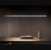 Immagine di Lampadario Nero Regolabile Per Tavolo Scrivania Led CCT Con Telecomando Donegal Trio
