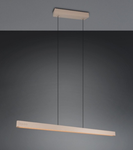 Immagine di Lampadario Da Tavolo Beige Con Telecomando Funzioni Smart Led CCT Donegal Trio