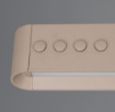 Immagine di Lampadario Da Tavolo Beige Con Telecomando Funzioni Smart Led CCT Donegal Trio