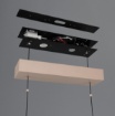 Immagine di Lampadario Da Tavolo Beige Con Telecomando Funzioni Smart Led CCT Donegal Trio