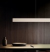 Immagine di Lampadario Da Tavolo Beige Con Telecomando Funzioni Smart Led CCT Donegal Trio