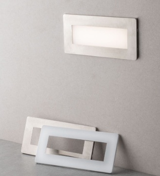 Immagine di Segnapassi Led Incasso Cassetta 506 5w CCT Con Sensore Movimento Crepuscolare IP65