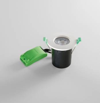 Immagine di Faretto GU10 Da Incasso Rotondo Per Controsoffitto Bagno IP65 86mm