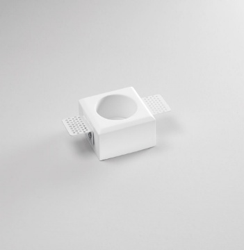 Immagine di Faretto Mini GU10 In Gesso Per Controsoffitto 80mm