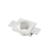 Immagine di Faretto Gesso Incasso A Scomparsa 8x8cm Per Lampadine GU10 Mini