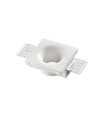 Immagine di Faretto Gesso Incasso A Scomparsa 8x8cm Per Lampadine GU10 Mini