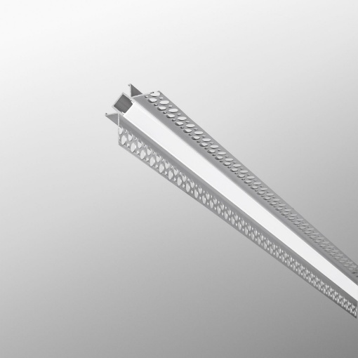 Immagine di Profilo Angolare Da Incasso 2mt Per Strip Led