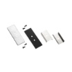 Immagine di Tappi Per Profilo Alluminio Doppia Emissione Alloggio Per 2 Strip Led - 2PZ