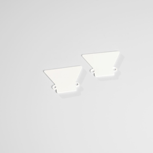 Immagine di Tappi Di Chiusura Per Profilo Veletta Wing Bianco Intec Light - 2pz