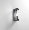 Immagine di Applique Esterna Antracite Cilindro Vetro IP44