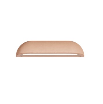 Immagine di Applique Esterna Cemento Terracotta Led Monoemissione 28cm 2700k 3000k Uron Redo