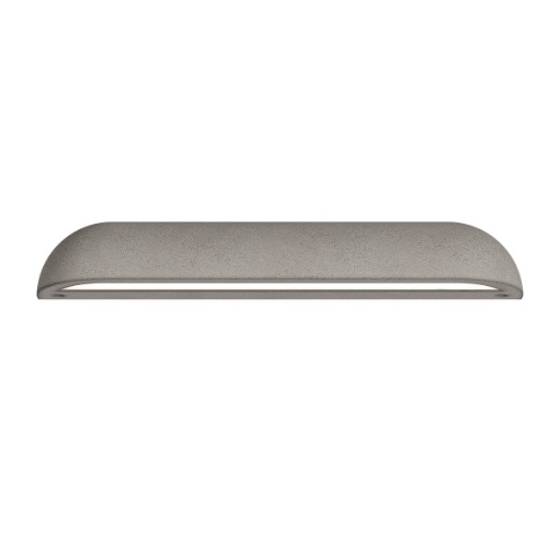 Immagine di Applique In Cemento Grigio Per Esterni 42cm Led Luce Calda Uron Redo