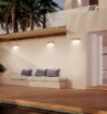 Immagine di Applique Esterna Grigia 28cm Led 2700k 3000k Uron Redo