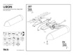 Immagine di Applique In Cemento Grigio Per Esterni 42cm Led Luce Calda Uron Redo