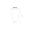 Immagine di Lampadina Top Light Mini GU10 35mm Led 4,5w 3000k 500 Lumen