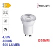 Immagine di Lampadina Top Light Mini GU10 35mm Led 4,5w 3000k 500 Lumen