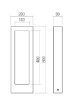 Immagine di Paletto Da Giardino Grigio Cemento 60cm Led Luce Calda IP65 Sander Redo