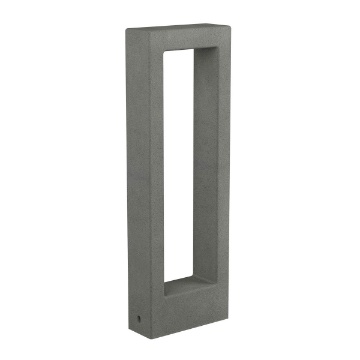 Immagine di Paletto Da Giardino Grigio Cemento 60cm Led Luce Calda IP65 Sander Redo