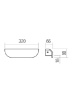 Immagine di Applique Led Esterno Terracotta IP65 Luce Calda 2700k 3000k Lid Redo