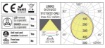 Immagine di Applique Led CCT Squadrata Per Esterno IP65 Limas 22 cm Redo