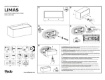 Immagine di Applique Led CCT Squadrata Per Esterno IP65 Limas 22 cm Redo