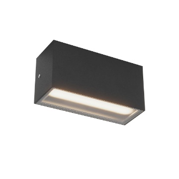 Immagine di Applique Led CCT Squadrata Per Esterno IP65 Limas 22 cm Redo
