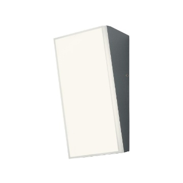 Immagine di Applique Led Luce Frontale Per Esterno IP54 Tokyo Grigio Redo