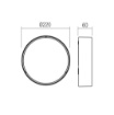 Immagine di Plafoniera Esterna Led CCT 21w Luce Calda IP65 Nox Redo