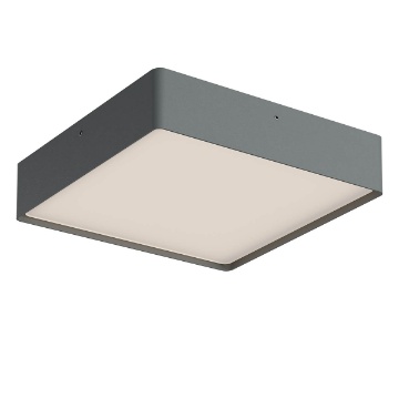 Immagine di Plafoniera Led Da Esterno IP65 Quadrata 30 cm 2700K-3000K Nox Redo