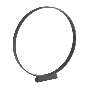 Immagine di Lampada Da Esterno Circolare Grigio 80 cm Led Luce Indiretta 2700k 3000k Oniro Redo
