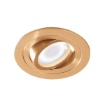 Immagine di Faretto Oro Da Incasso Con Ghiera Orientabile 96mm Gea Led
