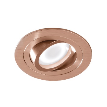 Immagine di Faretto Tondo Orientabile Per Controsoffitti Rame 96mm Gea Led