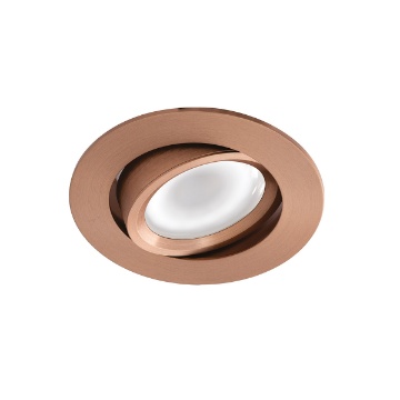 Immagine di Faretto Per Controsoffitto Orientabile Rame 85mm Gea Led