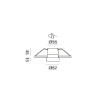 Immagine di Faretto Gea Led Incasso Tondo Bianco 62mm 12w 3000k Ottica 36