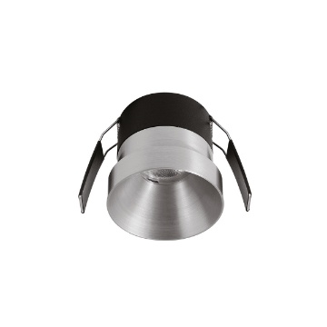 Immagine di Faretto Incasso Tondo Argento Gea Led 12w 3000k Ottica 36