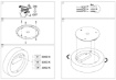 Immagine di Plafoniera Rotonda 40cm Luminosa Gea Led 40w CCT Temperatura Regolabile