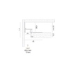 Immagine di Profilo Veletta Incasso 2 Metri Per Strip Led 10 mm Ottawa Gea Luce