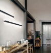 Immagine di Profilo 2 Metri Nero Per 2 Strip Led 10 mm Luce Indiretta Riga AF Gea Luce