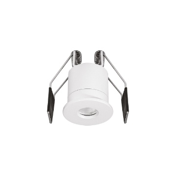 Immagine di Faretto Tondo 35mm Bianco Incasso Doccia Bagno IP65 Led 3w Ottica 24 Gea