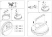 Immagine di Plafoniera Rotonda 20cm In Plastica Per Esterni IP65 Led 20w CCT Gea Luce