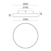 Immagine di Plafoniera Led 3000k - 4000k Rotonda Per Esterni IP65 Gea Luce