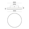 Immagine di Plafoniera Tonda Esterno IP65 Led CCT 3000k 4000k Gea Luce