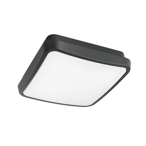 Immagine di Plafoniera Quadrata Da Esterno Led 24w 3000k - 4000k IP65 Gea Luce