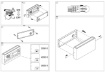 Immagine di Applique Sottile Per Esterni 26 cm Luce Biemissione Led 20w CCT IP65 Gea