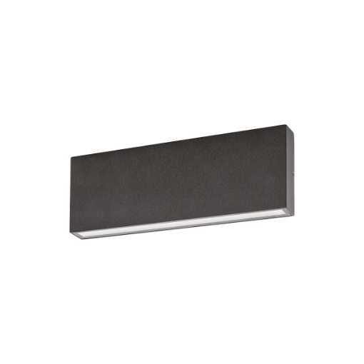 Immagine di Applique Sottile Per Esterni 26 cm Luce Biemissione Led 20w CCT IP65 Gea