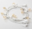 Immagine di Catena Luminosa Giardino 10 Metri Bianco 10xE27 IP44 Andromeda Gea Led