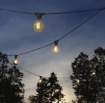 Immagine di Catena Luminosa Giardino 10 Metri Nero 10xE27 IP44 Andromeda Gea Led