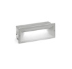 Immagine di Segnapasso Incasso Parete Da Esterno Led 13w Grigio Ohrm GES351 Gea Led